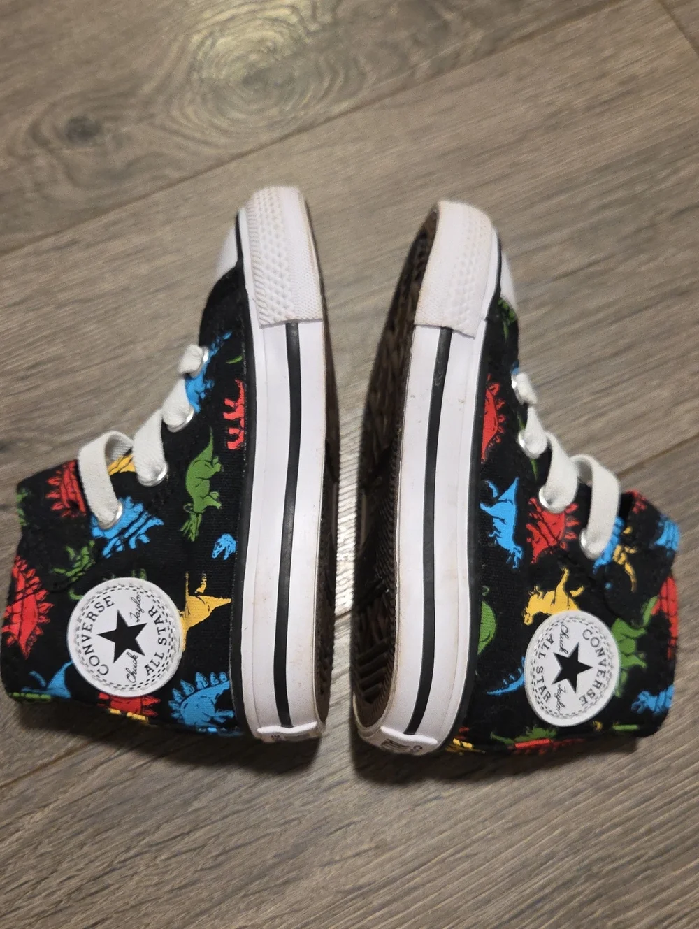 Converse All Star High-Top Dinosaur Sneakers - Picture 6 of 9